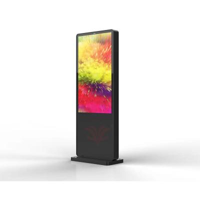 China Outdoor Floor Standing Outdoor Advertising Digital Signage Kiosk Maker With Stand Screen for sale