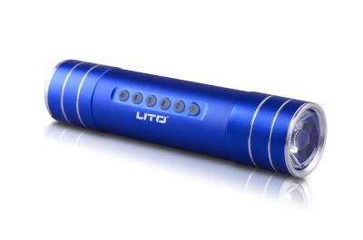 China Aluminium alloy Rechargeable Li-ion battery powerful portable speakers Memory 256MB - 8GB for sale