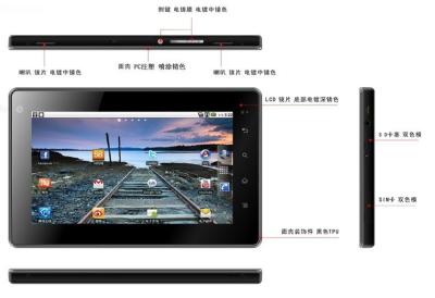 China Multi language touch screen 7 inch google android touchpad tablet pc umpc support HDMI1.3 for sale