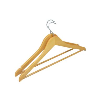 China Transitional Luxury Wholesale White Female Wooden Hanger With Custom Logo for sale