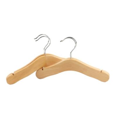 China LMKD06 Custom Wooden Baby Kids Bathroom Lotus Wood Hanger for sale