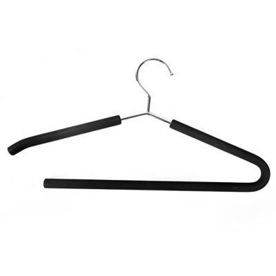 China Movable 5 Layers LM1044 High Quality Black Foam Metal Hanger for sale