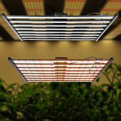 China Seed Starting Light Indoor Plant Greenhouse 800W 8 Bar Waterproof PPFD IR UV LED High Full Spectrum To Grow Light for sale