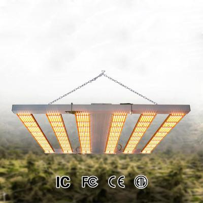 China Seed Starting 640W 1000W Foldable Grow Lamp Indoor Veg Dimmable Plants Full Spectrum LED Grow Light Bar for sale