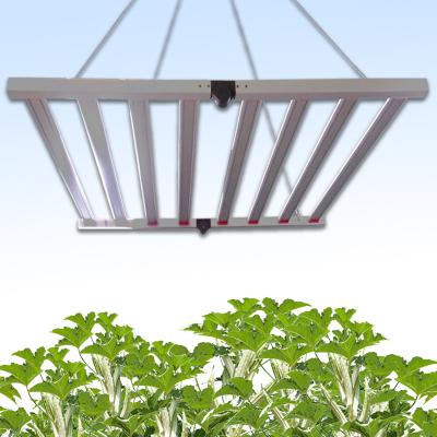 China Seed Starting OEM ODM High Power Plant Growth Lamp Commercial Foldable 640 Watt LED 4 Bars Grow Light for sale