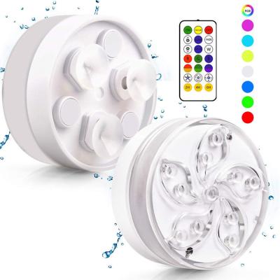 China High Quality IP68 Waterproof IP68 Proof Aquarium LED Swimming Pool Bottom Water Remote Control Light for sale