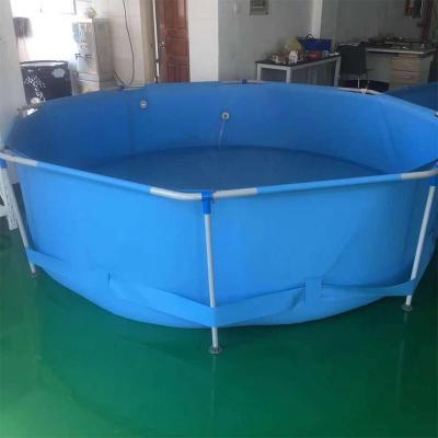 China Kids Family Use Folding Stents Adult Swimming Pool, Above Ground Round Bracket Outdoor Swimming Pool for sale