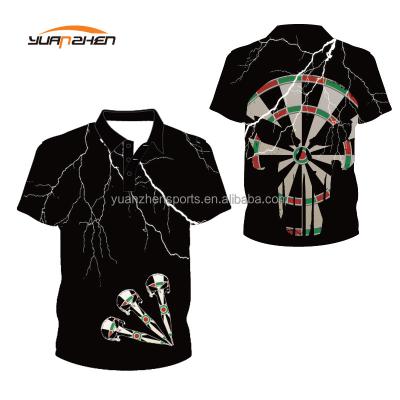 China As Your High Quality Artwork Stand Collar Darts Shirts Customize for sale