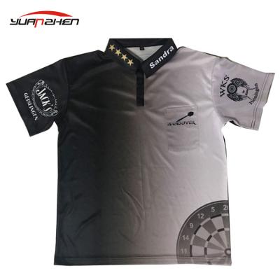 China As Your Artwork Certification Approved Custom Sublimated Dart Shirt Various Styles for sale