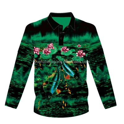 China As Your Custom Artwork OEM Men's Long Sleeve Fishing Shirt Tank Top for sale