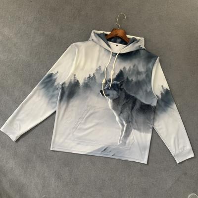 China Custom sublimation printing fleece anti-pilling hoodie for sale