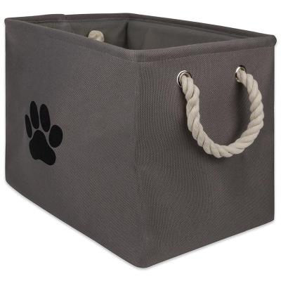 China Large Collapsible Oxford Cloth Toys Collapsible Storage Bin Organizer Trash Can Basket for sale