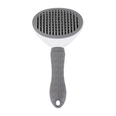 China Pet Grooming Brush Dogs And Cats Hair Remover Brush Stocked Shinier Clean Comb for sale