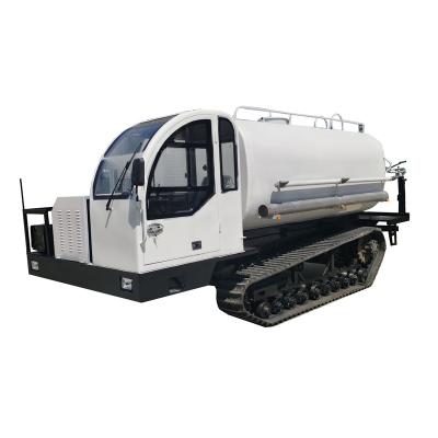 China Crawler cleaning sprinkler on complex terrain crawler agricultural water tanker for sale for sale