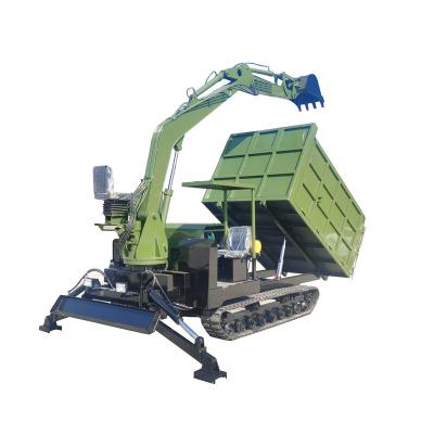 China Hotels Truck-Mounted Multifunction Digging and Loading Truck Digger Excavator for Crawler Dumper for sale