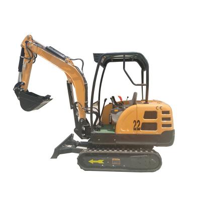 China Cultivate 2.2t to adopt mini excavator digger machine for garden for sale