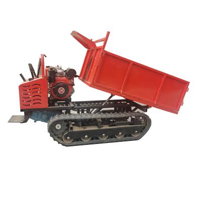 China Crawler Self Loading Price 4 x 4 Diesel Mini Dumper Oil Palm Farm Mini Dumper Truck < 4L for sale