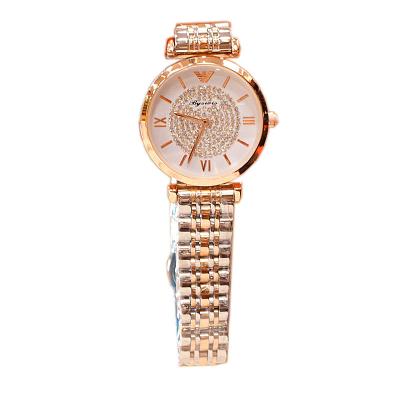 China 2022 Wholesale Fashion Water Resistant Diamond Waterproof Stainless Steel Bands Ladies Quartz Watches for sale