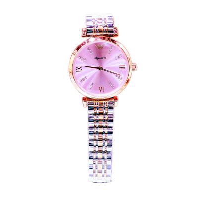 China Authentic Fashional Diamond Waterproof Stainless Steel Bands Ladies Quartz Watches Wholesale Water Resistant for sale