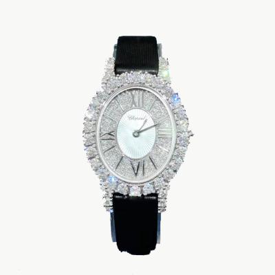 China Luxury Design Natural Diamond Women's Watches/Diamond Clarity Above SI1 Color Grade FG 4.3 Carat Swiss Quartz Movement Natural Luxury Brand for sale