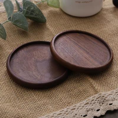 China Custom Logo Print Blank Bamboo Wood Square Cup Mat Tea Sets For Cup Coaster CLASSIC for sale