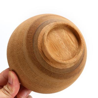 China CLASSIC Handmade Pure Natural Bamboo Bowl For Kids for sale