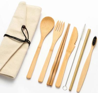 China Viable Manufacturer Price Hot Sale Bamboo Utensils Set for sale