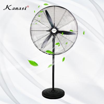 China 20 24 26 30 Inch Large Black Metal Floor Style Power Industrial Industrial Standing Fan Low Noise Factory Cheap Heavy Duty Outdoor Extractor for sale