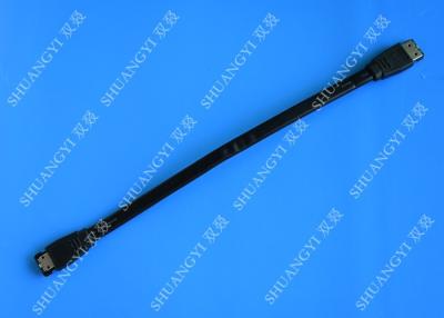 China 6 Feet Shielded SATA II 3.0 External SATA Cable ESATA To ESATA 7P For TV for sale