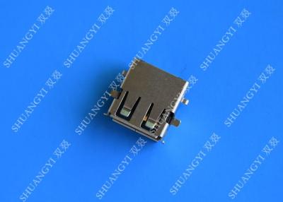 China 2.0 Female USB Type A Connector 4 Pin DIP 90 Degree Jack Socket For Server for sale