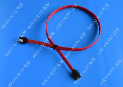 China HDD SATA III 6.0 Gbps Female To Female SATA Data Cable 7 Pin With Locking Latch for sale