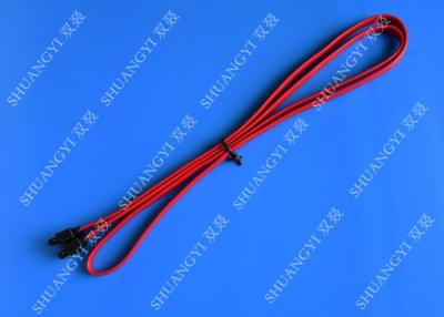 China Red SATA 3.0 6gbps Cable Long SATA Cable 7 Pin SATA To SATA For Set Top Box for sale