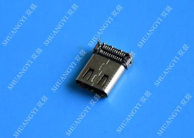 China Compact Female Mobile Phone Micro USB Connector 3.1 Type C SATA Sync Charge for sale