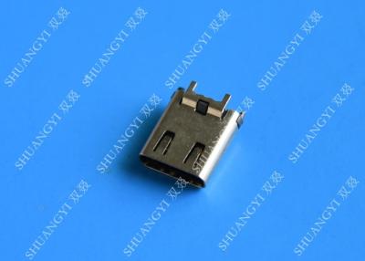 China 24 conectores impermeáveis de USB do computador do Pin micro, tipo conector fêmea do MERGULHO de USB 3,1 SMT de C à venda