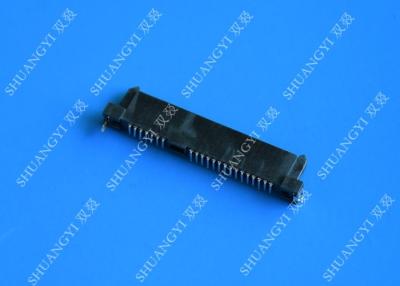 China Black Slim Serial Attached SCSI Connector , Female SAS SFF 8482 Connector for sale