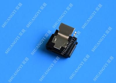 China Computer 7 Pin Crimp External SATA Female Connector Female SMT With Latch for sale