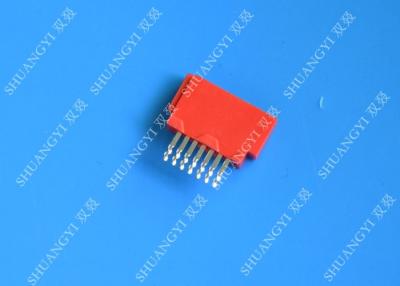 China Red 1.27mm ESATA Port Connector , Crimp Type Electronics Male ESATA Connector for sale