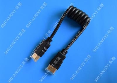 China El cable de alta velocidad del Pin HDMI del negro 8, oro plateó las multimedias HDMI al cable de HDMI en venta