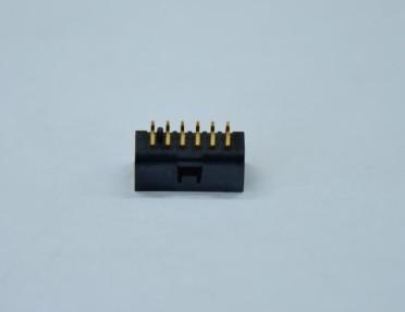 China Header pH2.0 2*6 Pin with Column Vertical PCB Au 15u'' Plated Terminals for sale