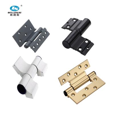 China Oulangsi Modern Black Aluminum Hinge Door Handle For Casement Window Hinge for sale