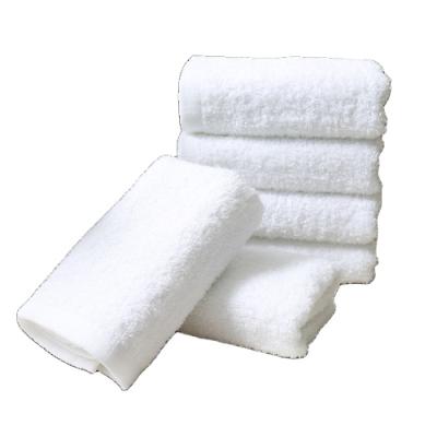 China Factory viable supply of stock 100% cotton size customer white towel for hotel and spa for sale