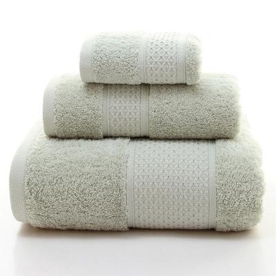 China Sustainable Bath Towels High Quality 100% Cotton Bathing Towel Customized Large Cotton Bath Towels Cotton for sale