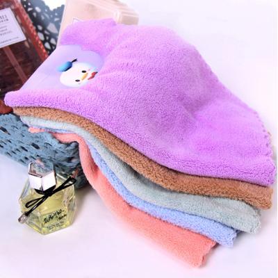 China Customized Design Logo Highly Sustainable Wholesale Soft Absorbent Microfiber Kids Towel for sale