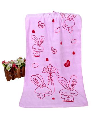 China Sustainable Microfiber Bath Towel 300gsm 350gsm 400 Gsm Soft Microfiber Bath Towel 70x140 for sale