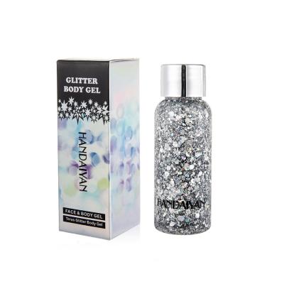 China Wholesale Party Art Glitter Gel For Festival Face Body Eyeshadow Nail Hair Lips Makeup Glitter Body Shimmer Highlighter Bar for sale