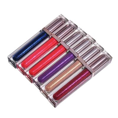 China Vegan Private Label Shimmer Velvet Matte Red Lip Gloss Low Moq Waterproof Organic Waterproof Lip Gloss for sale