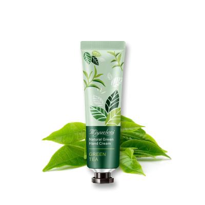 China Korean Mini Vegan Natural Green Tea Anti Aging Lotion Nourishing Moisturizing Whitening Hand Cream for sale