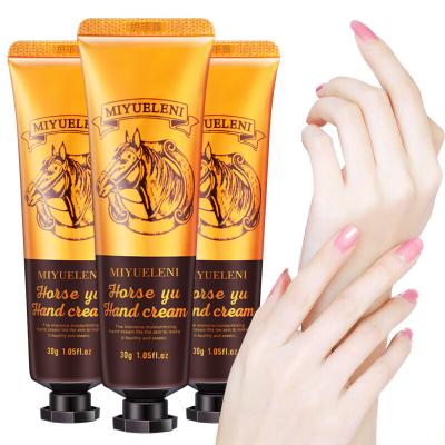 China Mini Vegan Organic Natural Cheap Nourishing Whitening Anti Aging Lotion Moisturizing Horse Oil Cream Hand for sale