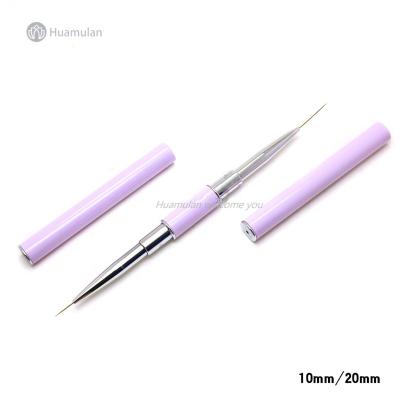 China Easy Apply Huamulan 2022 low price extra fine nail art brush tool nail art brush large for sale