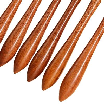 China Easy Apply Huamulan 2022 popular low price wooden  dotting brush nail art powder brush for sale